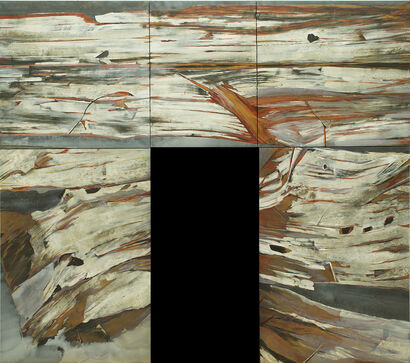 Porte d\'Étain - a Paint Artowrk by Bourgain Jean-Yves